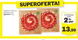 Sorli IGLESIAS Espatlla ibèrica tallada a mà oferta