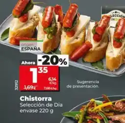 Dia Selección de dia - chistorra envase 220 g oferta
