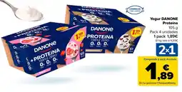 Carrefour DANONE Yogur Proteína oferta