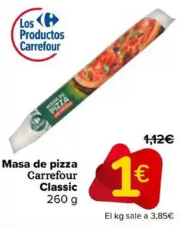 Carrefour Masa de pizza Carrefour Classic oferta