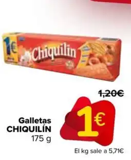 Carrefour CHIQUILÍN Galletas oferta