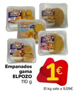 Carrefour ELPOZO Empanados gama oferta