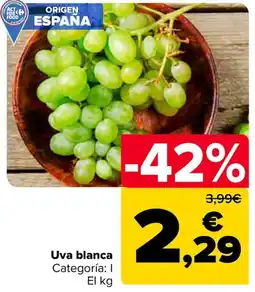 Carrefour Uva blanca oferta