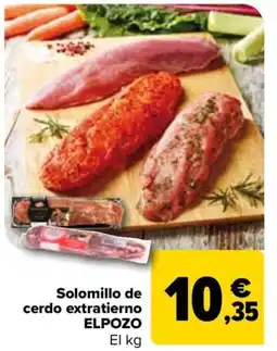 Carrefour ELPOZO Solomillo de cerdo extratierno oferta
