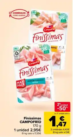 Carrefour CAMPOFRÍO Finíssimas oferta