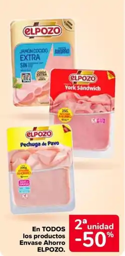 Carrefour ELPOZO En todos los productos envase ahorro oferta