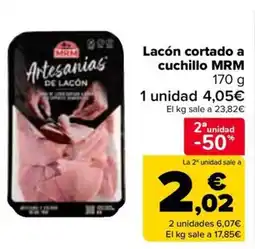 Carrefour MRM Lacón cortado a cuchillo oferta