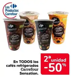 Carrefour En todos los cafés refrigerados carrefour sensation. oferta