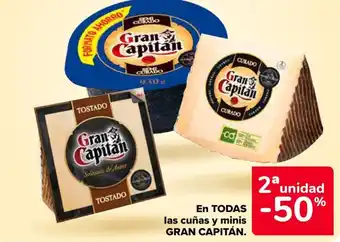 Carrefour GRAN CAPITÁN En todas las cuñas y minis oferta