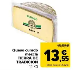 Carrefour TIERRA DE TRADICION Queso curado mezcla oferta