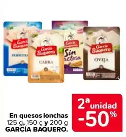 Carrefour GARCÍA BAQUERO En quesos lonchas oferta