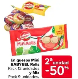 Carrefour BABYBEL En quesos Mini Rolls oferta