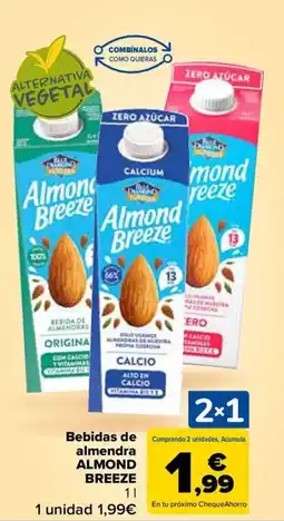 Carrefour ALMOND BREEZE Bebidas de almendra oferta