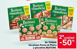 Carrefour BUITONI En todas las pizzas forno di pietra y piccolinis oferta