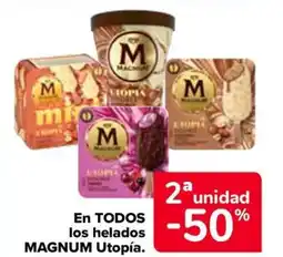 Carrefour MAGNUM En todos los helados utopía. oferta