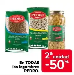 Carrefour PEDRO En todas las legumbres oferta