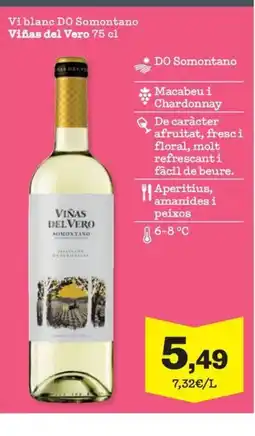 Sorli VIÑAS DELVERO Vi blanc DO Somontano oferta