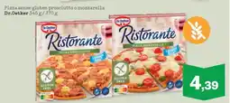 Sorli DR OETKER Pizza sense gluten prosciutto o mozzarella oferta