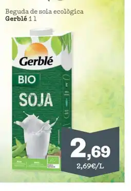 Sorli GERBLÉ Beguda de soia ecològica oferta