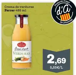 Sorli FERRER Crema de verdures oferta
