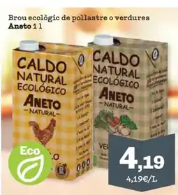 Sorli ANETO Brou ecològic de pollastre o verdures oferta