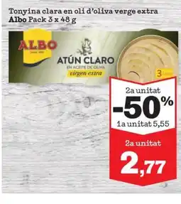 Sorli ALBO Tonyina clara en oli d'oliva verge extra oferta