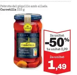 Sorli CARRETILLA Pebrots del piquillo amb allada oferta