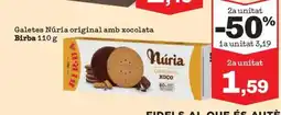 Sorli BIRBA Galetes Núria original amb xocolata oferta