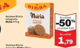 Sorli BIRBA Galetes Núria integrals oferta