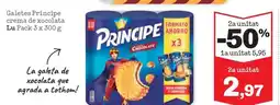 Sorli LU Galetes Príncipe crema de xocolata oferta