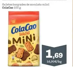 Sorli COLA CAO Galetes banyades de xocolata mini oferta