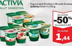 Sorli ACTIVIA Iogurt amb fruites i 0% amb fruites oferta