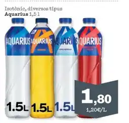 Sorli AQUARIUS Isotonic, diversos tipus oferta