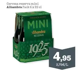 Sorli ALHAMBRA Cervesa reserva mini oferta