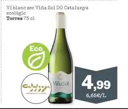 Sorli TORRES Vi blanc sec Viña Sol DO Catalunya ecològic oferta