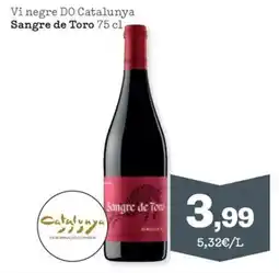 Sorli SANGRE DE TORO Vi negre DO Catalunya oferta