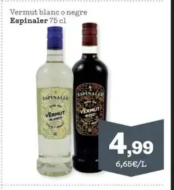 Sorli ESPINALER Vermut blanc o negre oferta