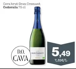 Sorli CODORNIU Cava brut Gran Cremant oferta