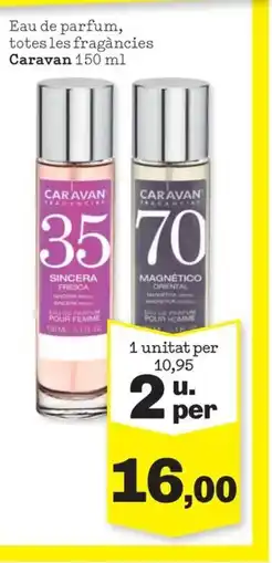 Sorli CARAVAN Eau de parfum, totes les fragàncies oferta