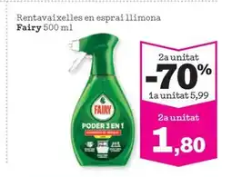 Sorli FAIRY Rentavaixelles en esprai llimona oferta