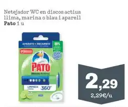 Sorli PATO Netejador WC en discos actius llima, marina o blau i aparell oferta