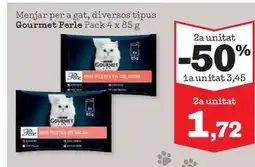 Sorli GOURMET PERLE per a gat, diversos tipus oferta