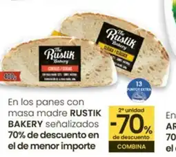 Eroski RUSTIK BAKERY En los panes con masa madre oferta