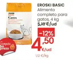 Eroski EROSKI BASIC Alimento completo para gatos oferta