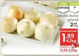Eroski Cebolla dulce granel oferta