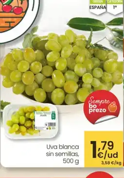 Eroski Uva blanca sin semillas oferta