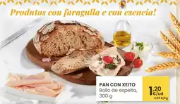 Eroski PAN CON XEITO Bollo de espelta oferta