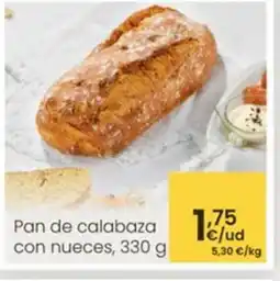 Eroski Pan de calabaza con nueces oferta