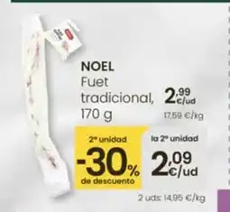 Eroski NOEL Fuet tradicional oferta
