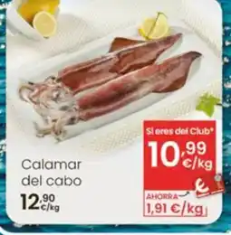 Eroski Calamar del cabo oferta
